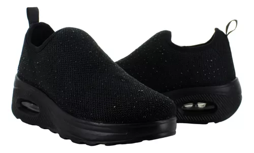 8ctava Tenis Sneakers Slip On Moda Sport Brillos Mujer 90305