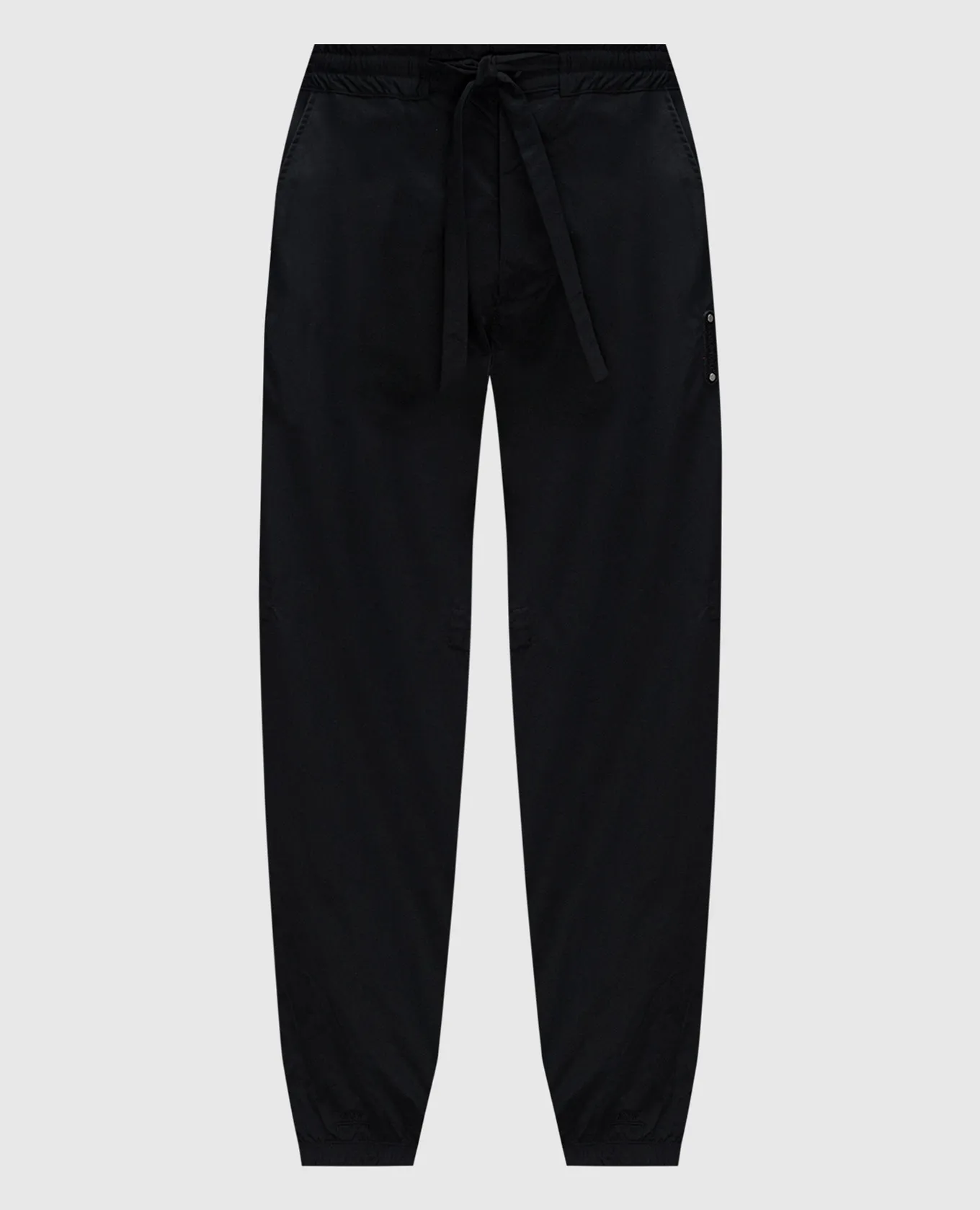 A Cold Wall Black joggers with logo patch