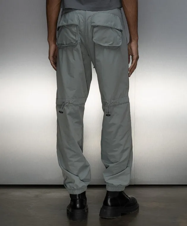 A Cold Wall Gray joggers with logo patch