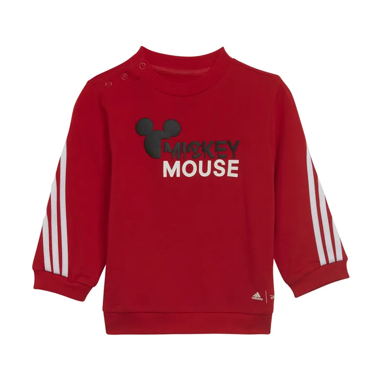 Adidas Infants x Disney Mickey Mouse Joggers Tracksuit "Vivid Red"