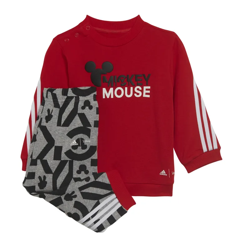 Adidas Infants x Disney Mickey Mouse Joggers Tracksuit "Vivid Red"