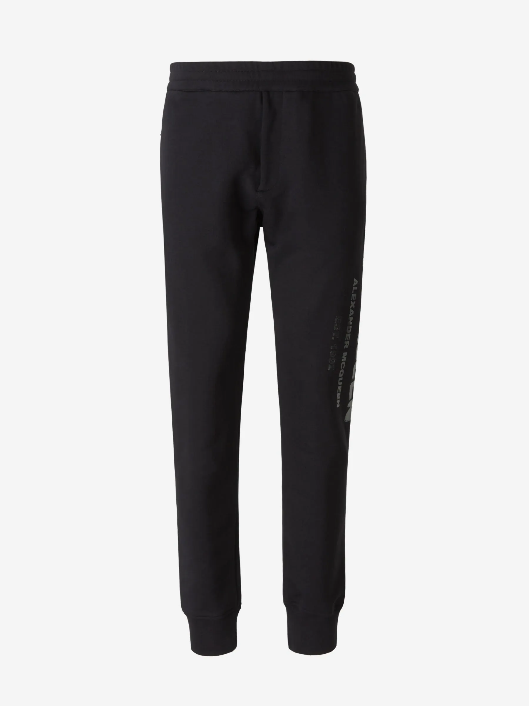 Alexander McQueen Joggers Logo Cremallera