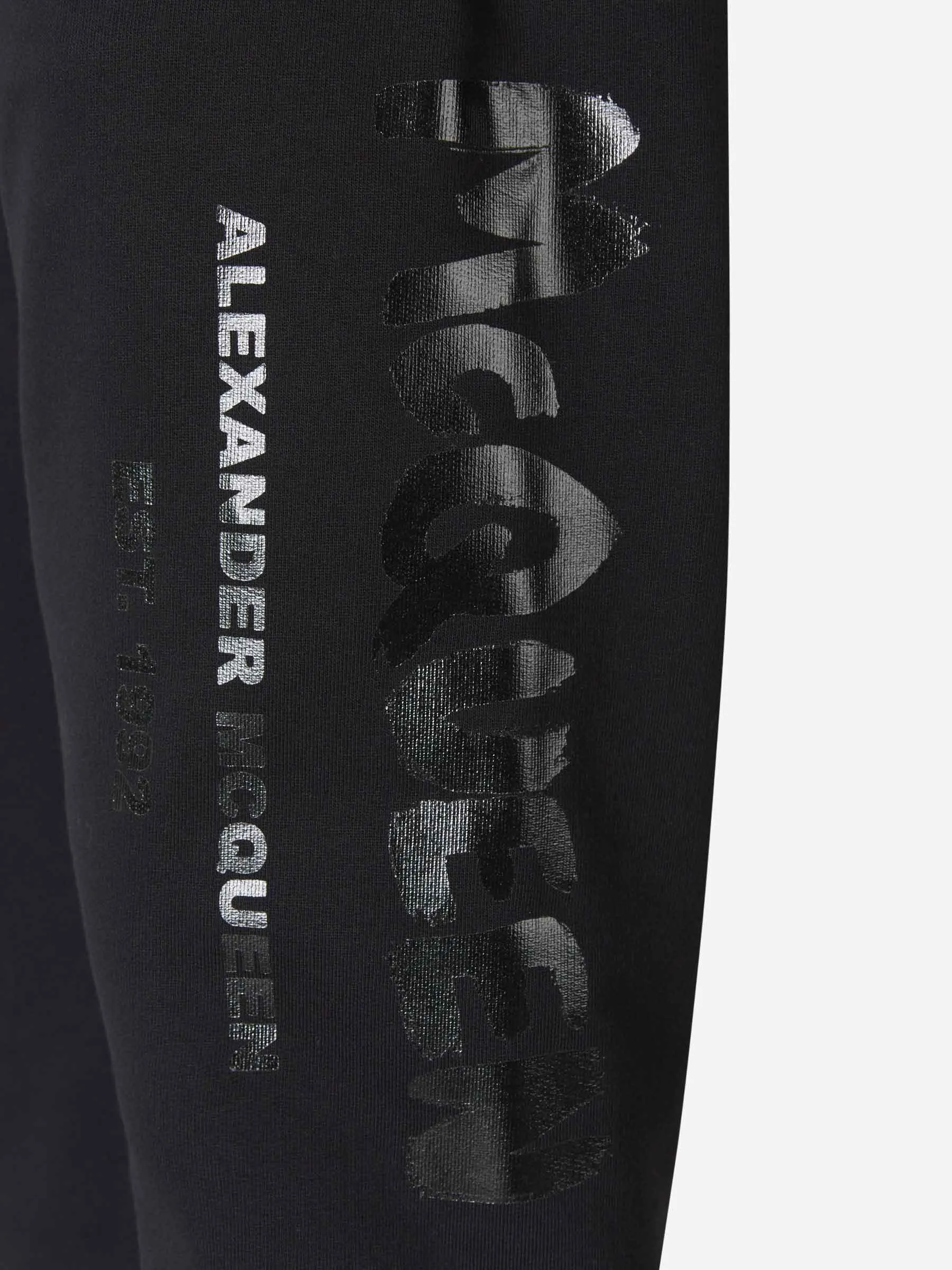 Alexander McQueen Joggers Logo Cremallera