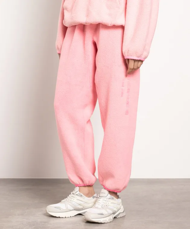 Alexander Wang Pink logo joggers