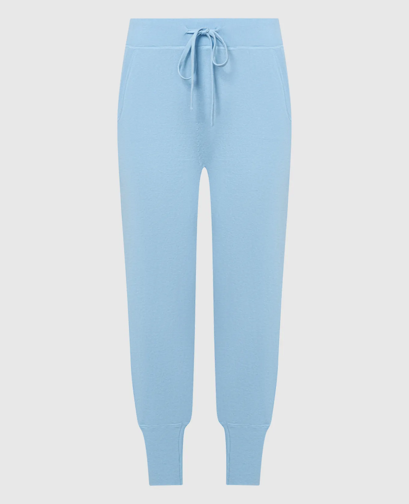 Allude Blue joggers with silk and cashmere