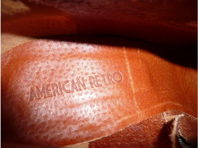 American Retro Botines Caramelo 