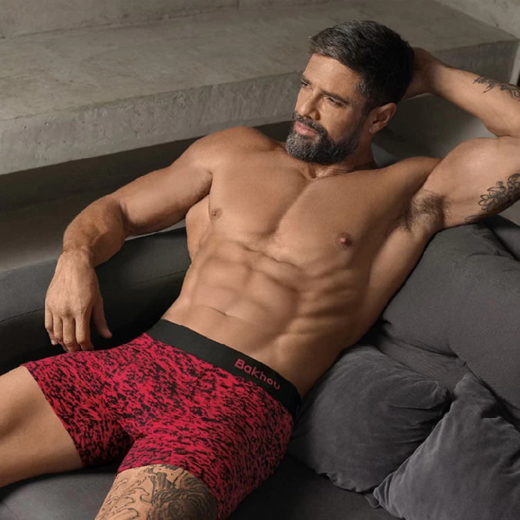 ART.BK602054 Boxer algodón lycra MANCHAS