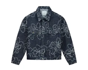 Arte Flower Stitch Denim Jacket