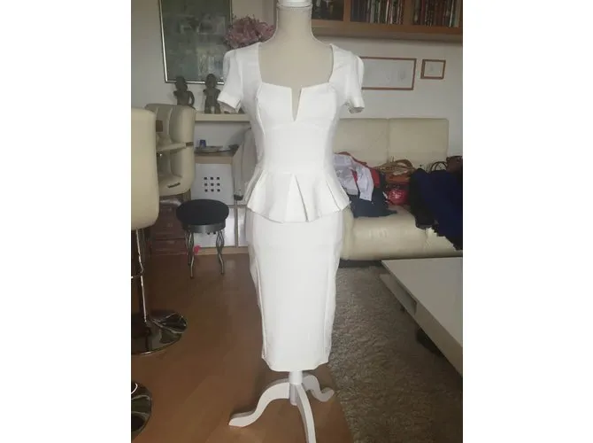 Asos Vestido Blanco 