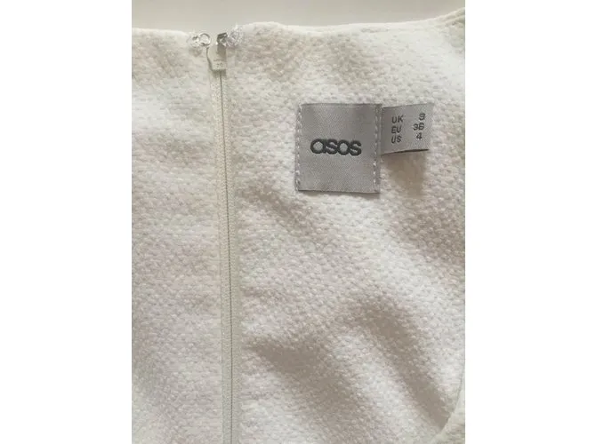 Asos Vestido Blanco 