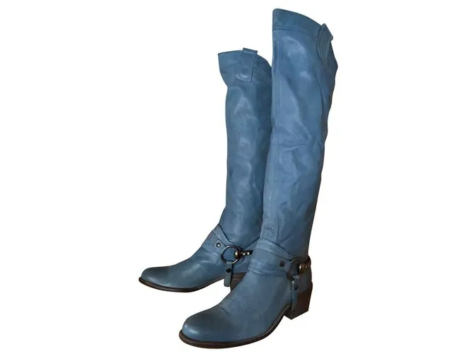 Autre Marque Botas Azul 