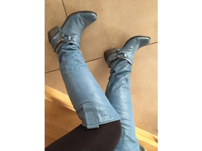 Autre Marque Botas Azul 