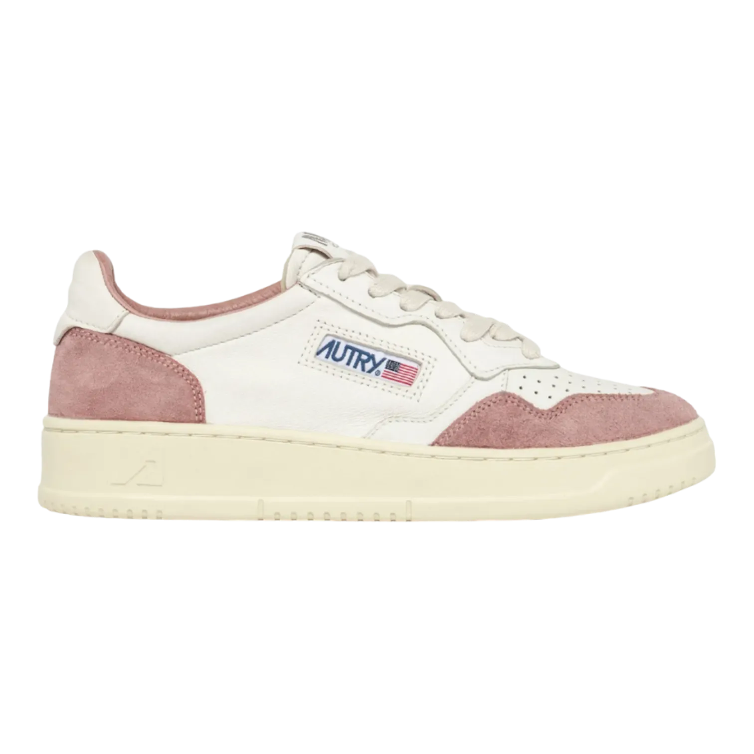 Autry Medalist Low Sneakers for Women Goat-Suede/White AULW-GS28