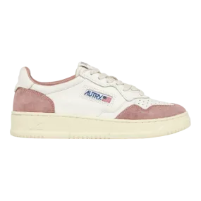 Autry Medalist Low Sneakers for Women Goat-Suede/White AULW-GS28