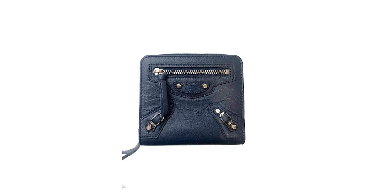 BALENCIAGA Carteras T.  cuero Azul 