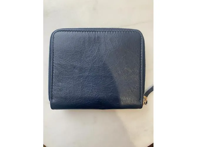 BALENCIAGA Carteras T.  cuero Azul 