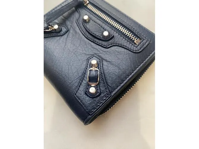 BALENCIAGA Carteras T.  cuero Azul 