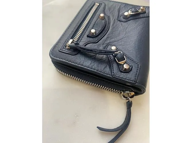 BALENCIAGA Carteras T.  cuero Azul 