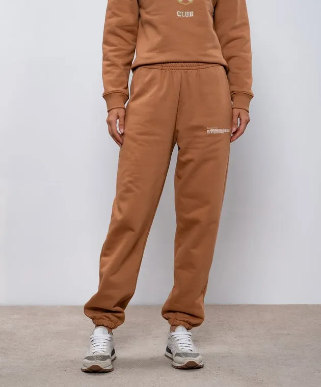 Ballantyne Brown joggers with contrasting logo