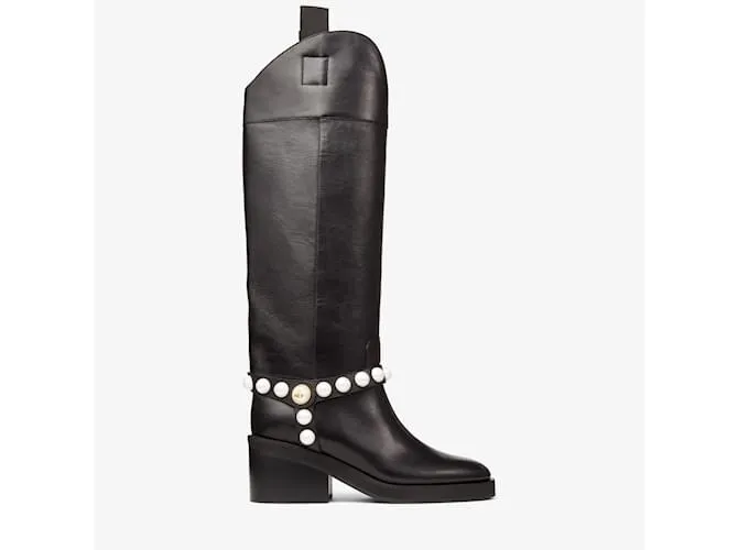 botas jimmy choo nuevas Negro 