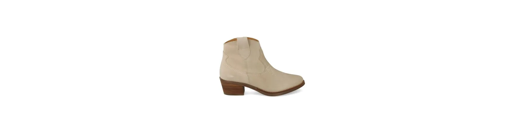 BOTINES COWBOY MUJER BLANCOS MOD. AUSTIN HIELO