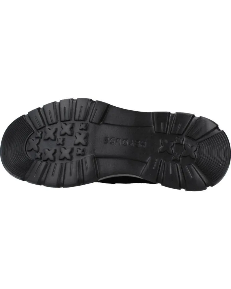 Botines de Mujer HEY DUDE SCOTT SUEDE NEGRO