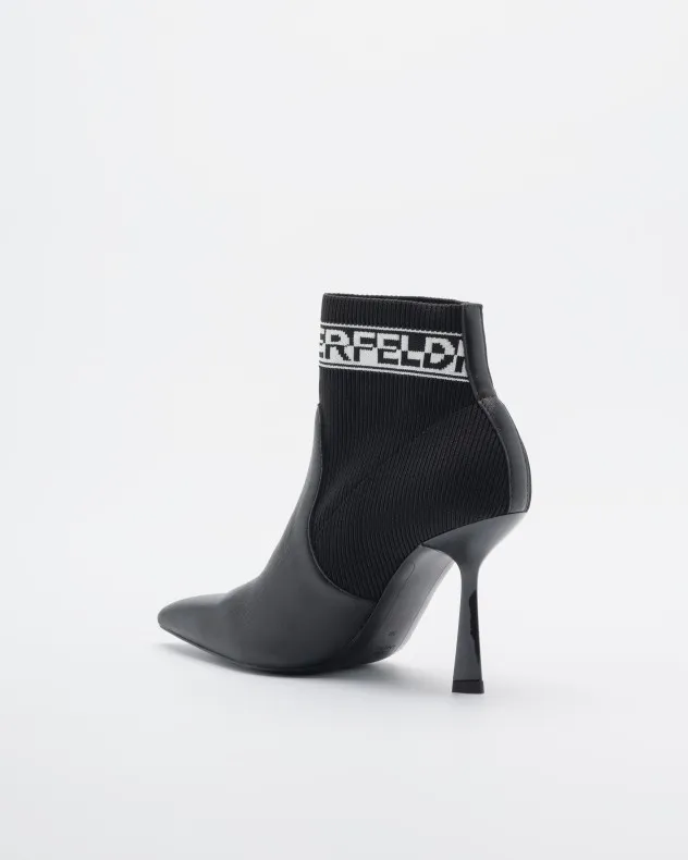 Botines Karl Lagerfeld Pandara Spekulum Logo Ankle Negro