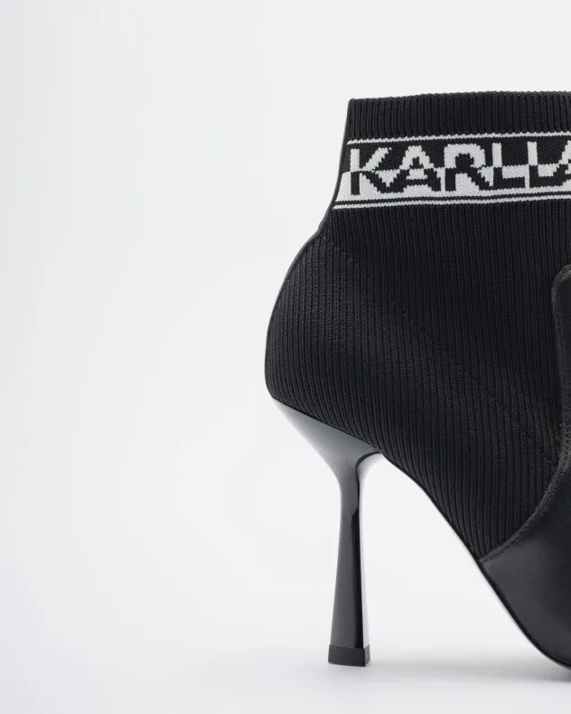 Botines Karl Lagerfeld Pandara Spekulum Logo Ankle Negro