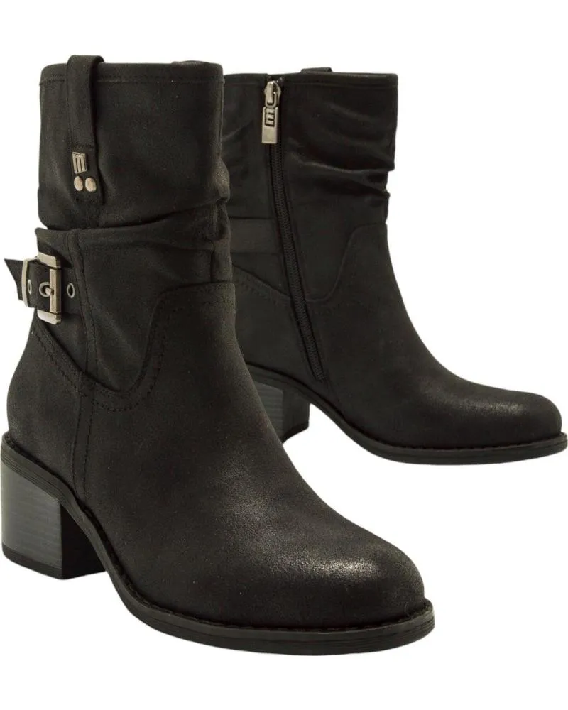 Botines MTNG  de Mujer MUSTANG 59351  NEGRO