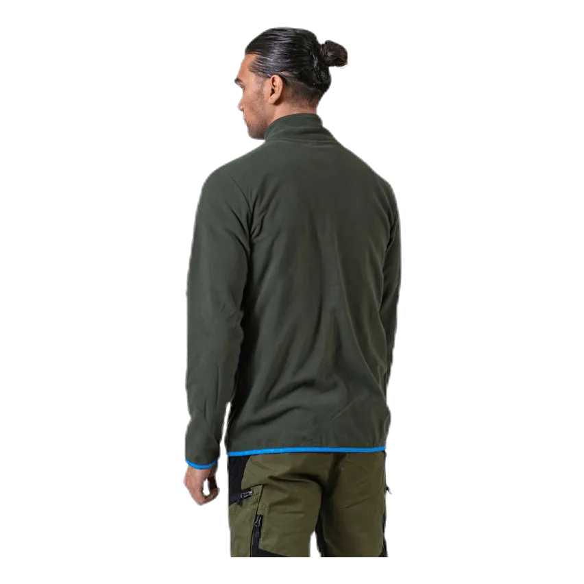 Bula Fleece Jacket Olive green/Blue