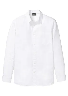 Camisa de manga larga Blanco