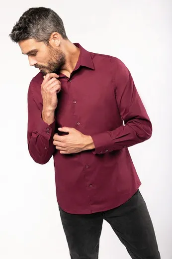 CAMISA STRETCH MANGA LARGA HOMBRE