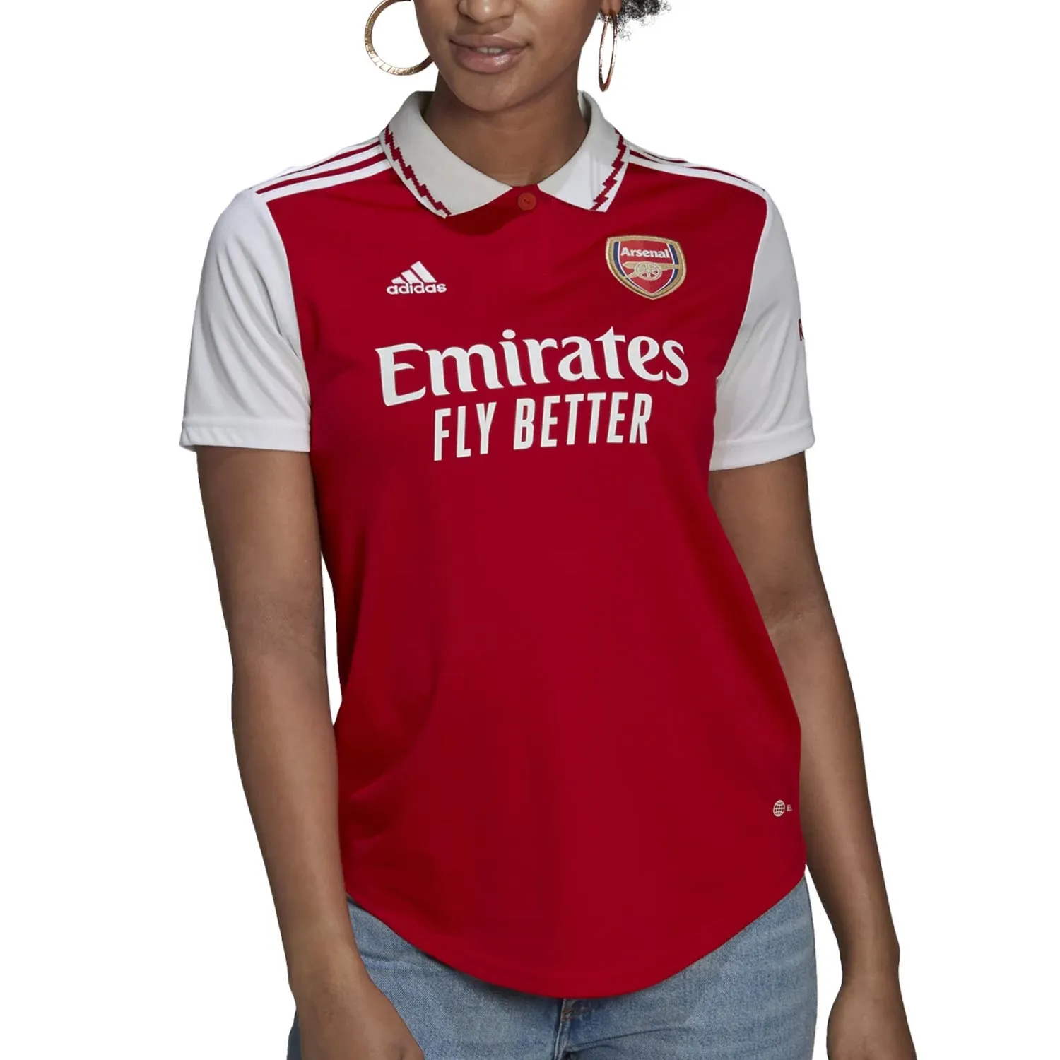 Camiseta adidas Arsenal mujer 2022 2023