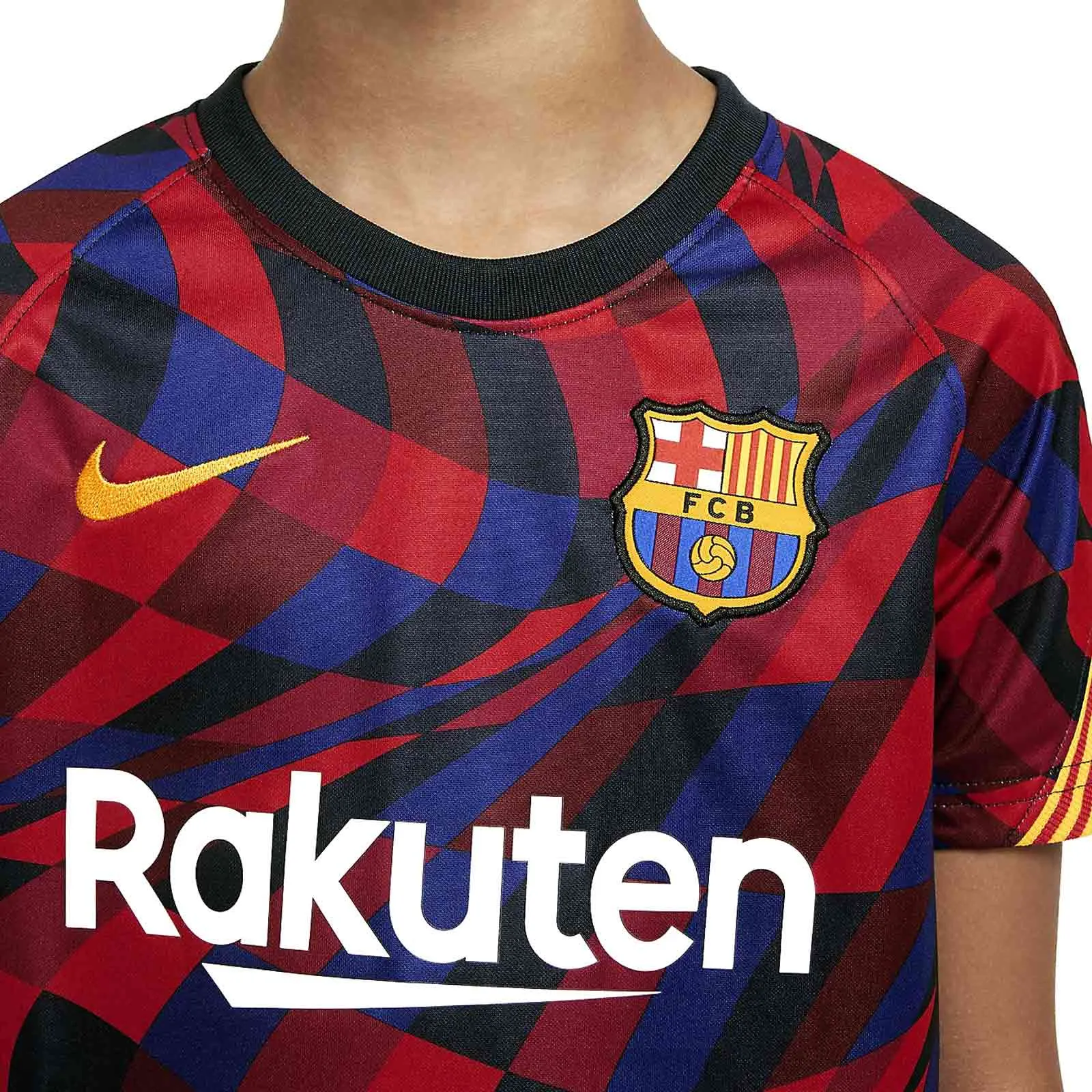 Camiseta niño Nike Barcelona pre-match 2020 2021