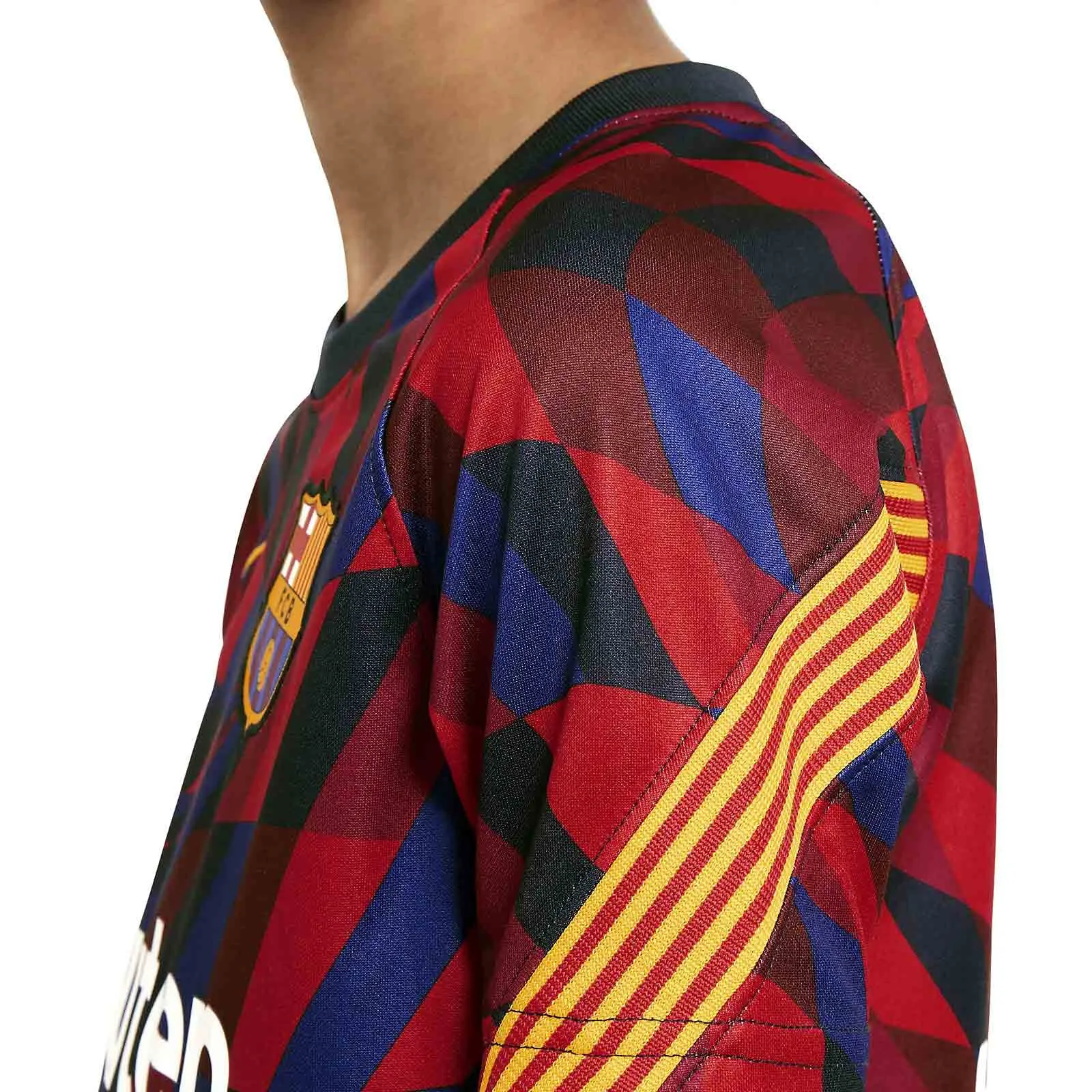 Camiseta niño Nike Barcelona pre-match 2020 2021