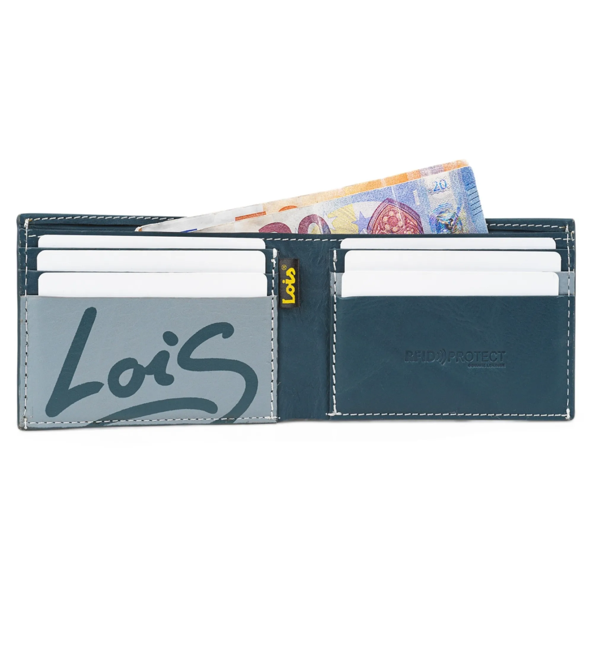 Carteras  205586 color azul-gris