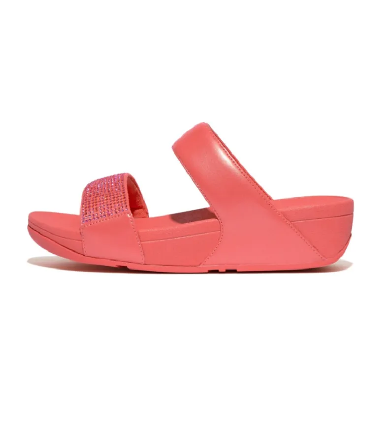 Chanclas Lulu Crystal coral