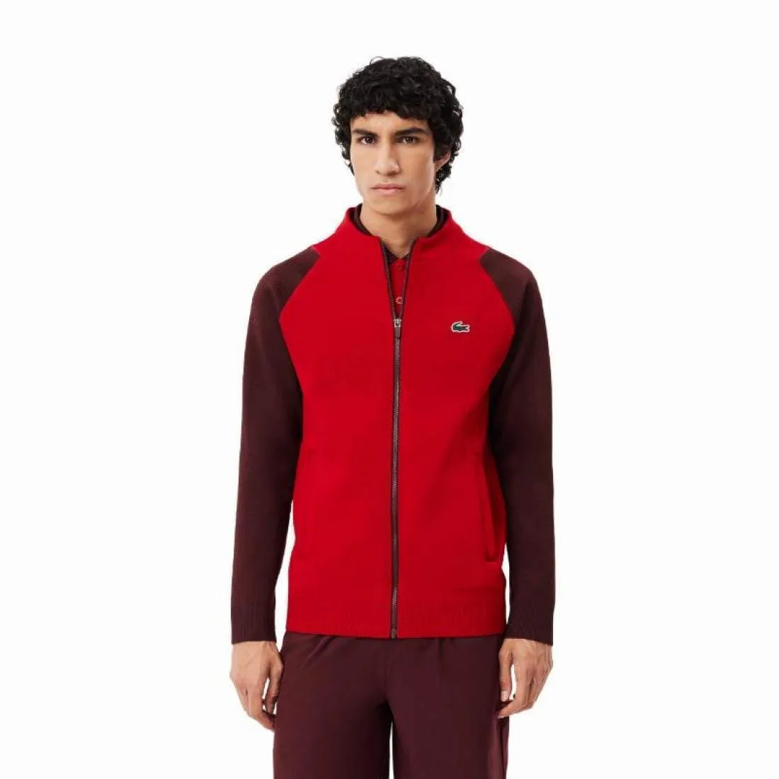 Chaqueta Lacoste Novak Djokovic Burdeos | LACOSTE