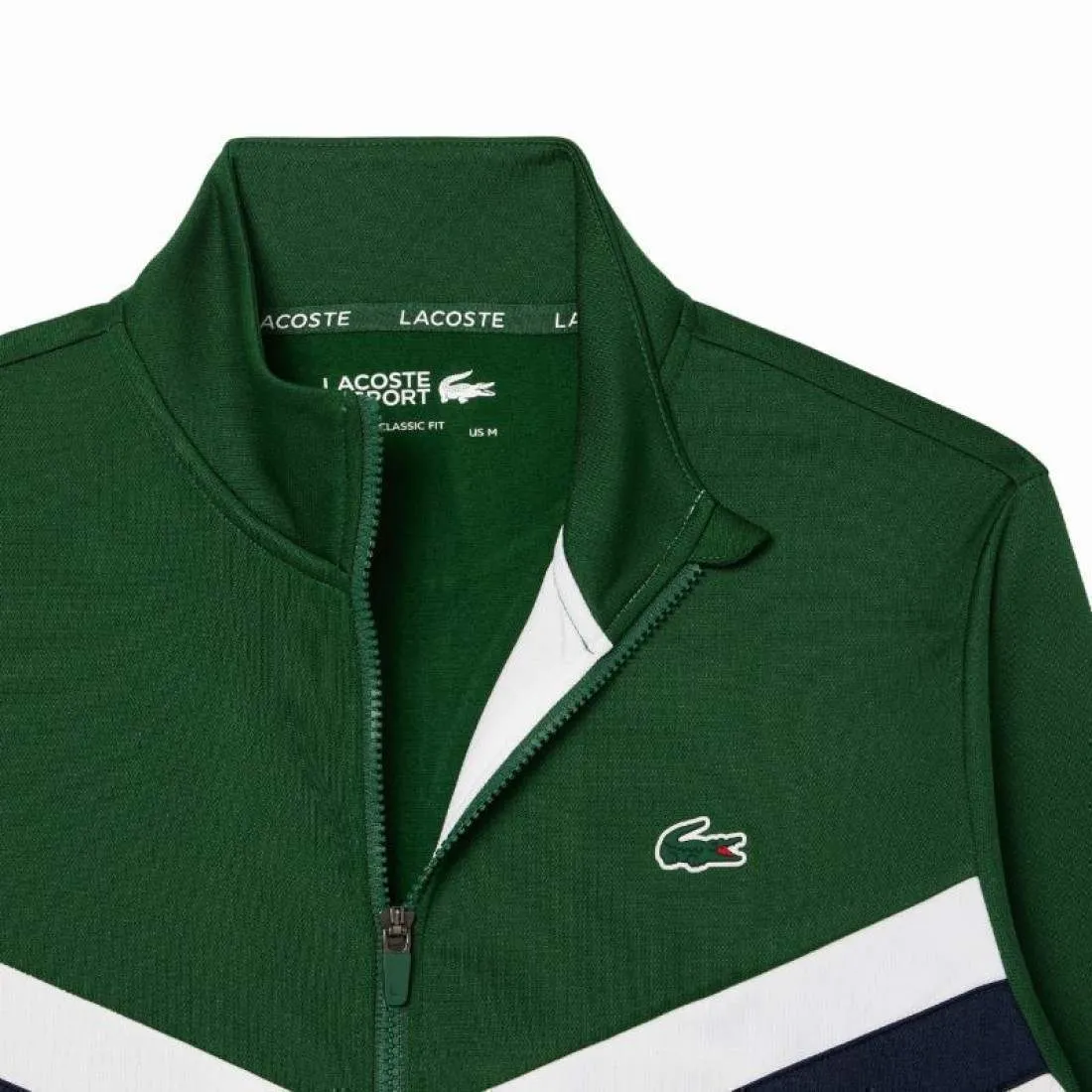 Chaqueta Lacoste Tenis Verde Blanco | LACOSTE