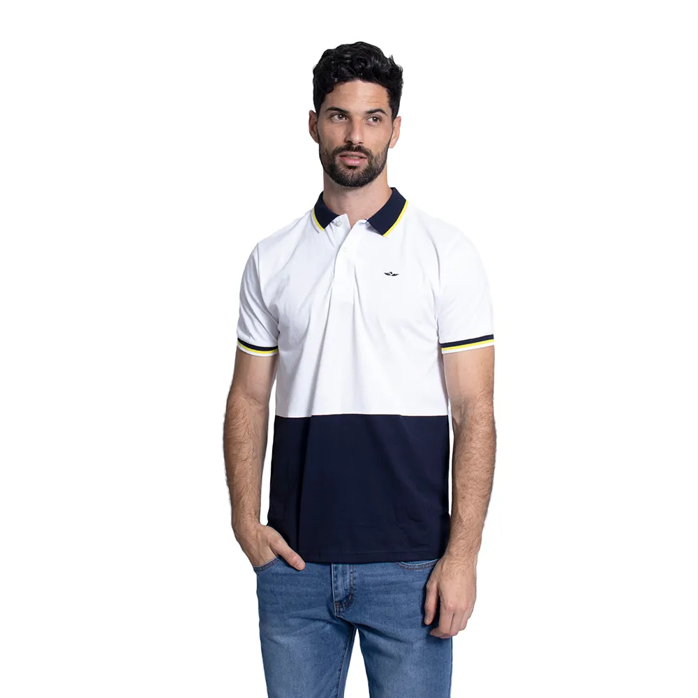 Chemise polo manga corta biColor