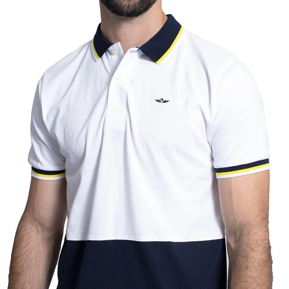 Chemise polo manga corta biColor