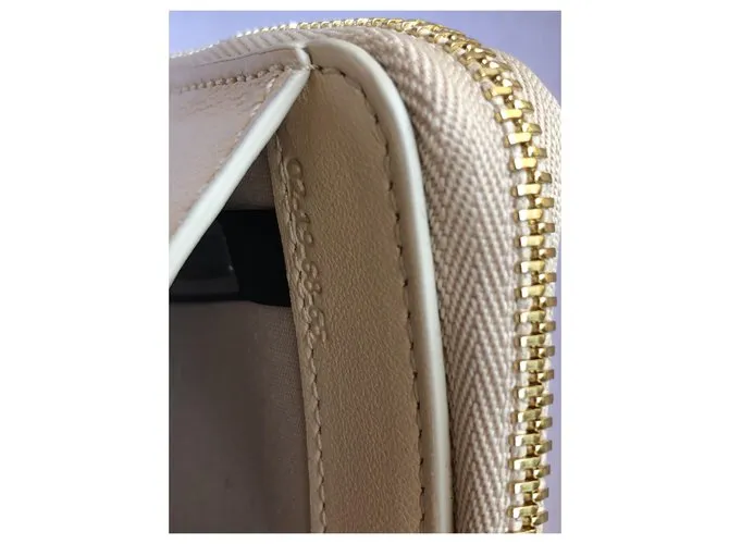 Chloé carteras Beige 