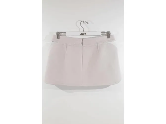 Courreges minifalda de lana Gris 