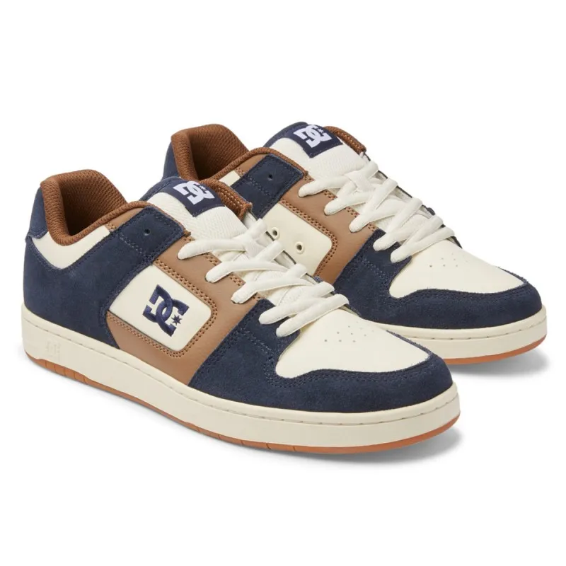 DC Shoes Manteca 4 Tan / Brown / Navy skate sneakers shoes