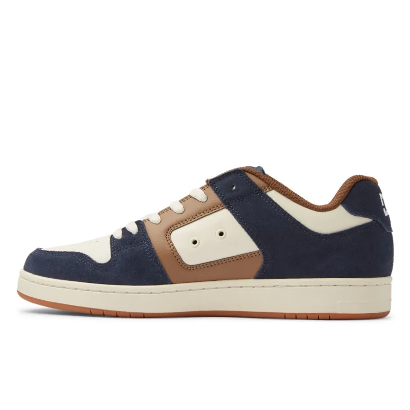 DC Shoes Manteca 4 Tan / Brown / Navy skate sneakers shoes