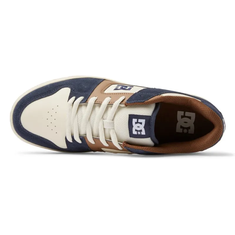 DC Shoes Manteca 4 Tan / Brown / Navy skate sneakers shoes