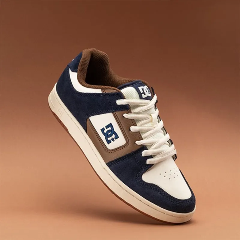 DC Shoes Manteca 4 Tan / Brown / Navy skate sneakers shoes