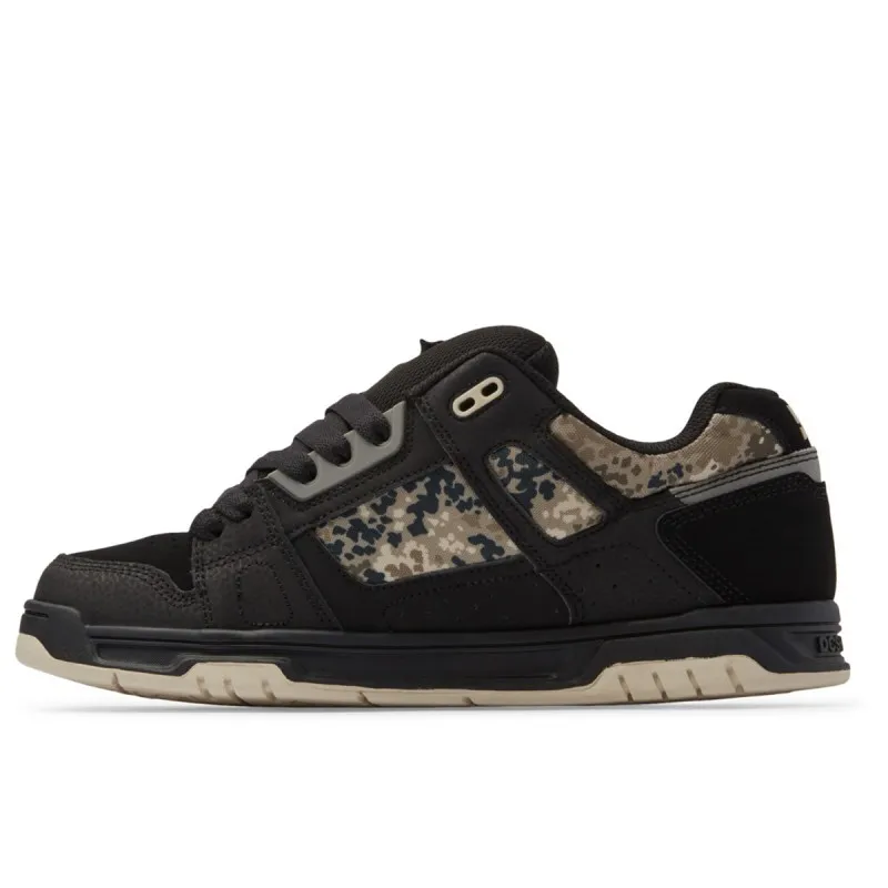 DC Shoes Stag Black / Grey / Brown camo bulky skate sneakers