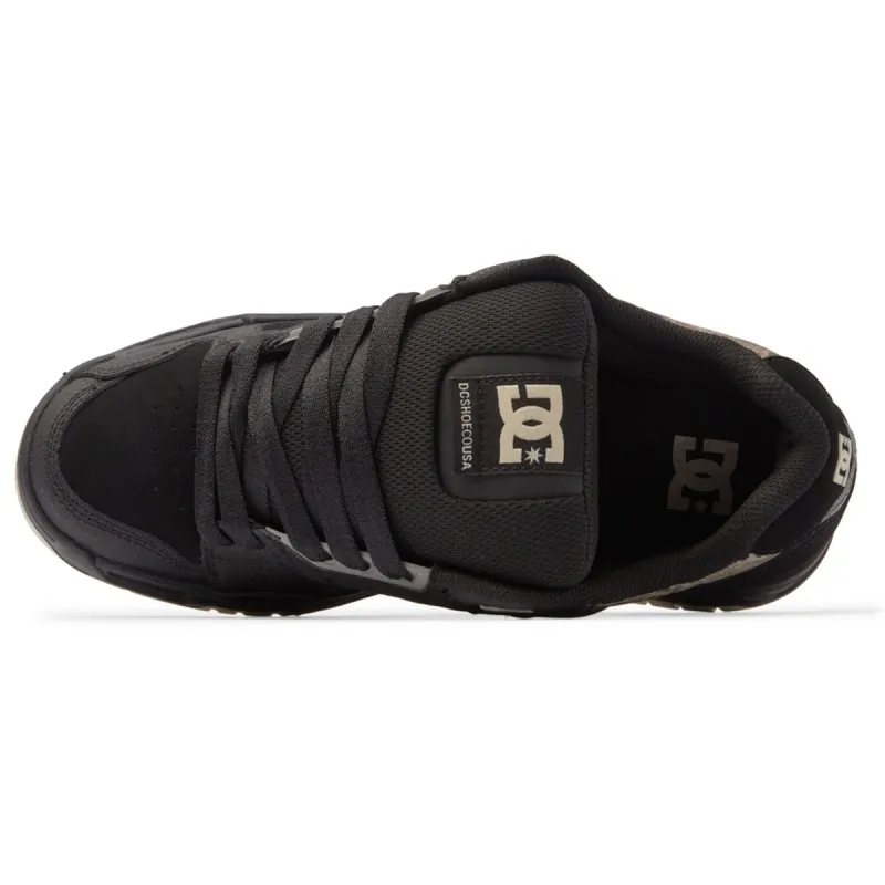 DC Shoes Stag Black / Grey / Brown camo bulky skate sneakers