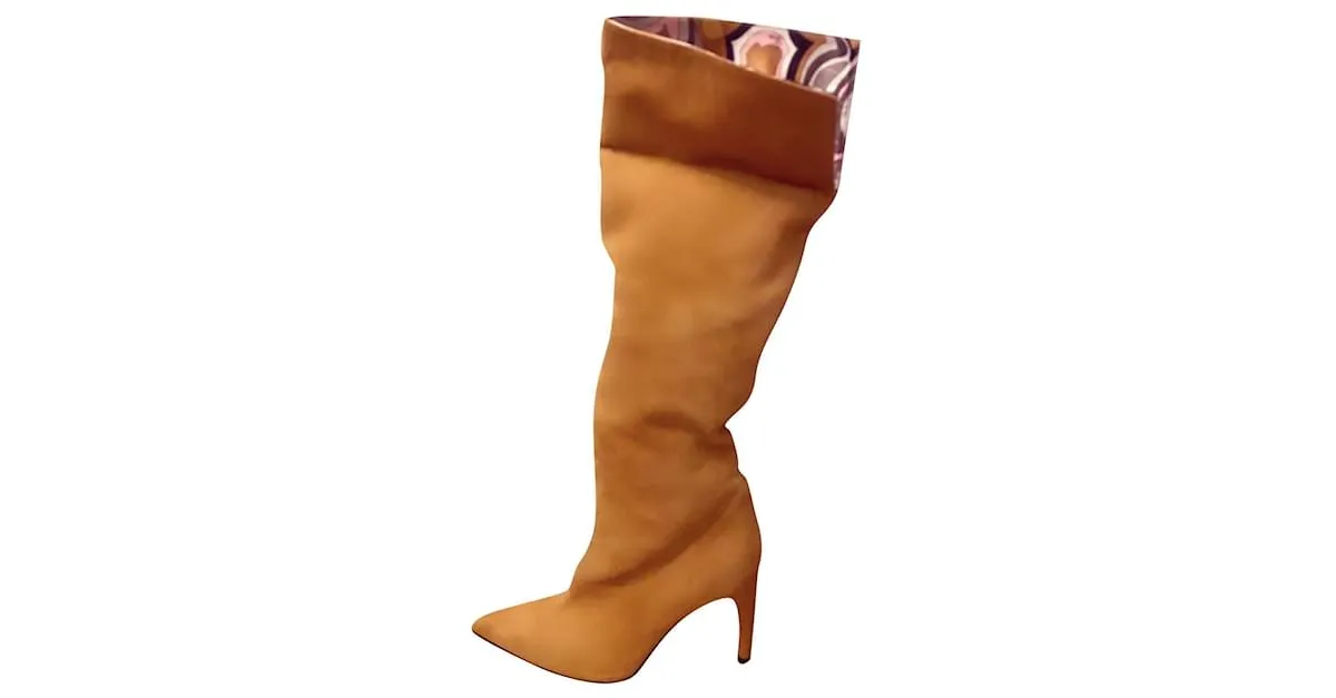 Emilio Pucci botas Caramelo 